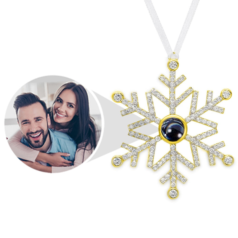 Copo de Nieve - Ornamento de Navidad