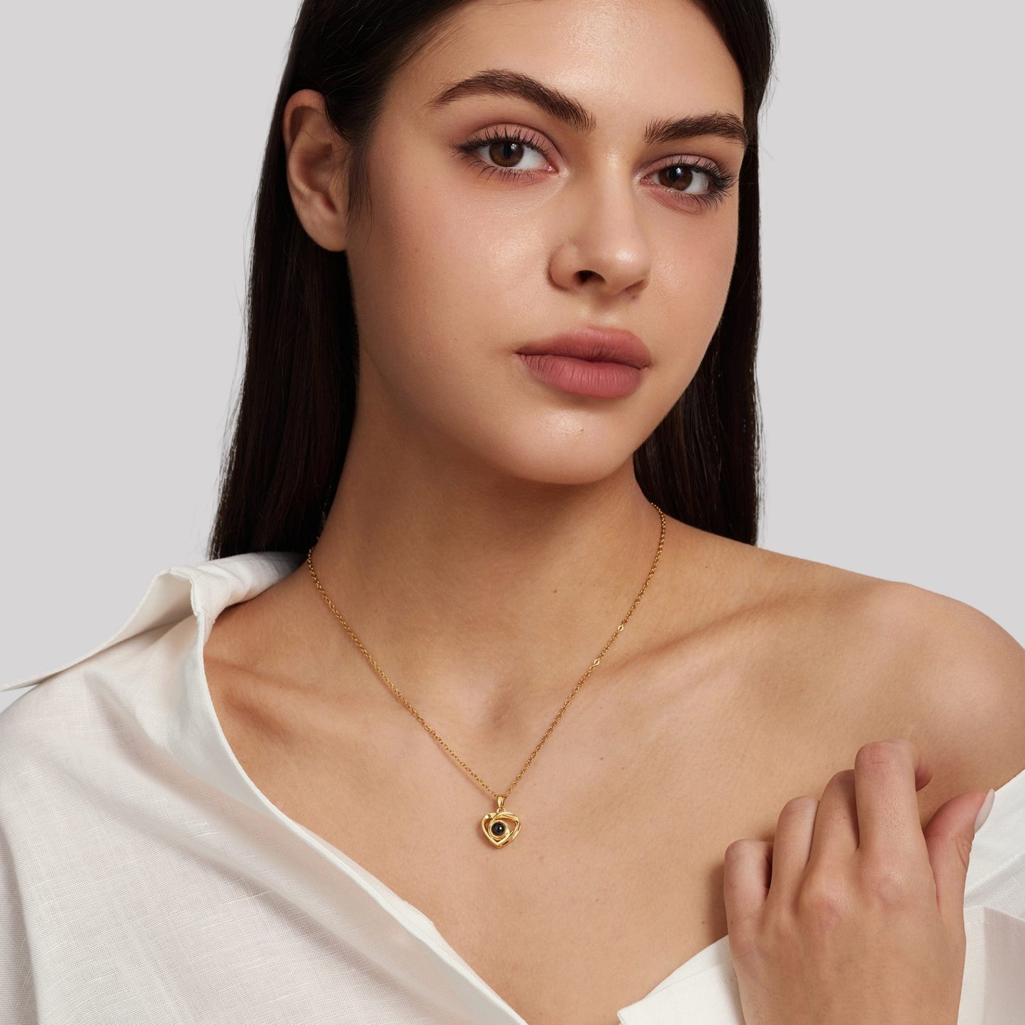 Collar Proyección Crossed Heart